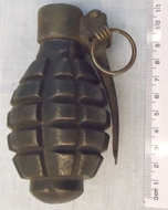 INERT DEACTIVATED. Rare, Polish Pre & Early. WW2 WZ. 33 (Granat Obronny33) Hand Grenade. Sn - 15536 INERT DEACTIVATED. Rare, Polish Pre & Early. WW2 WZ. 33 (Granat Obronny33) Hand Grenade. Sn - 15536  Other