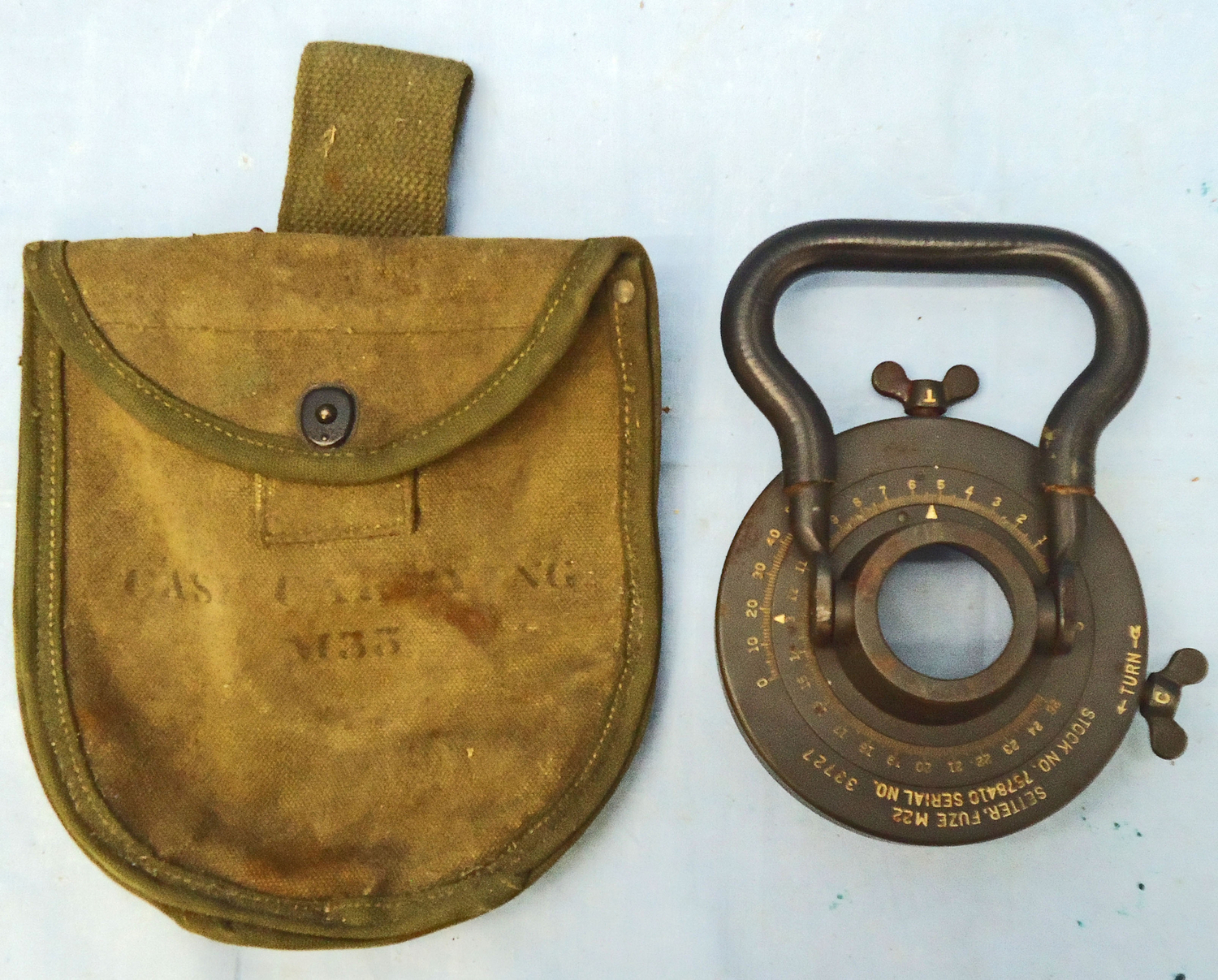 American M22 Artillery Fuze Setter. Sn - 20759 American M22 Artillery Fuze Setter. Sn - 20759  Other Ammunition