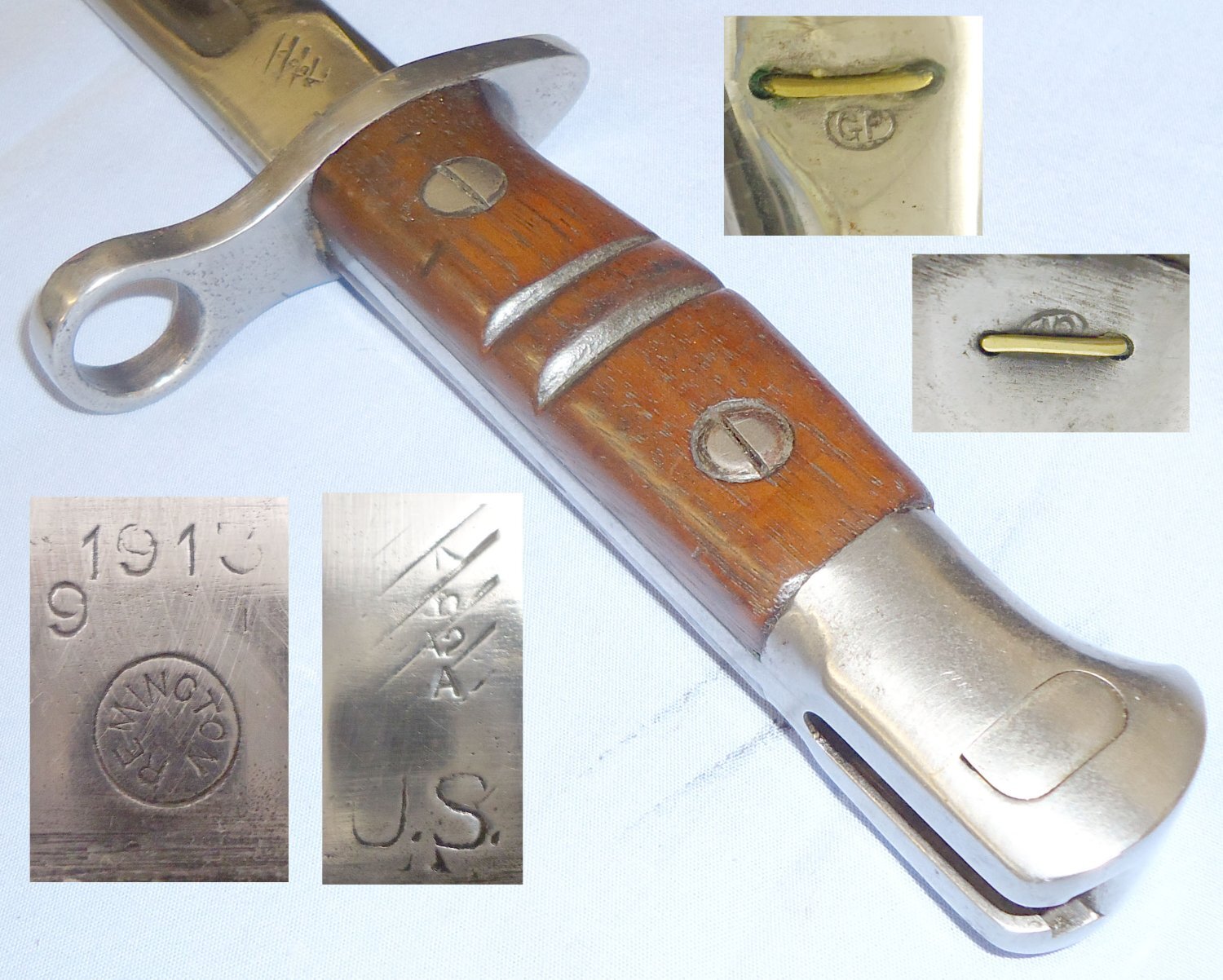 Excellent/WWI British ‘P13’ Mk1 Parade Sword Bayonet and Grafton & Knight Scabbard. 22426:7 Bayonet