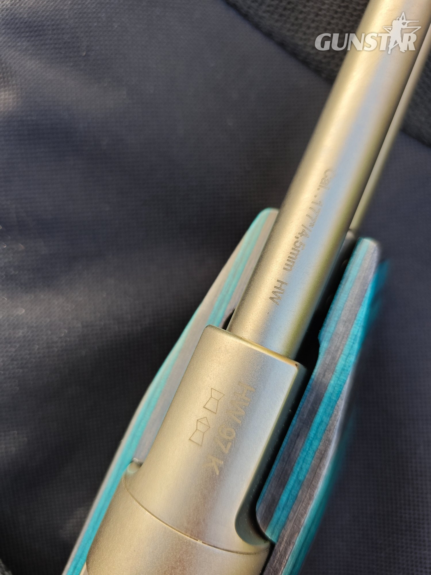 Weihrauch HW97K Blue Laminate with Stainless Steel Action .177 - {CATEGORY}