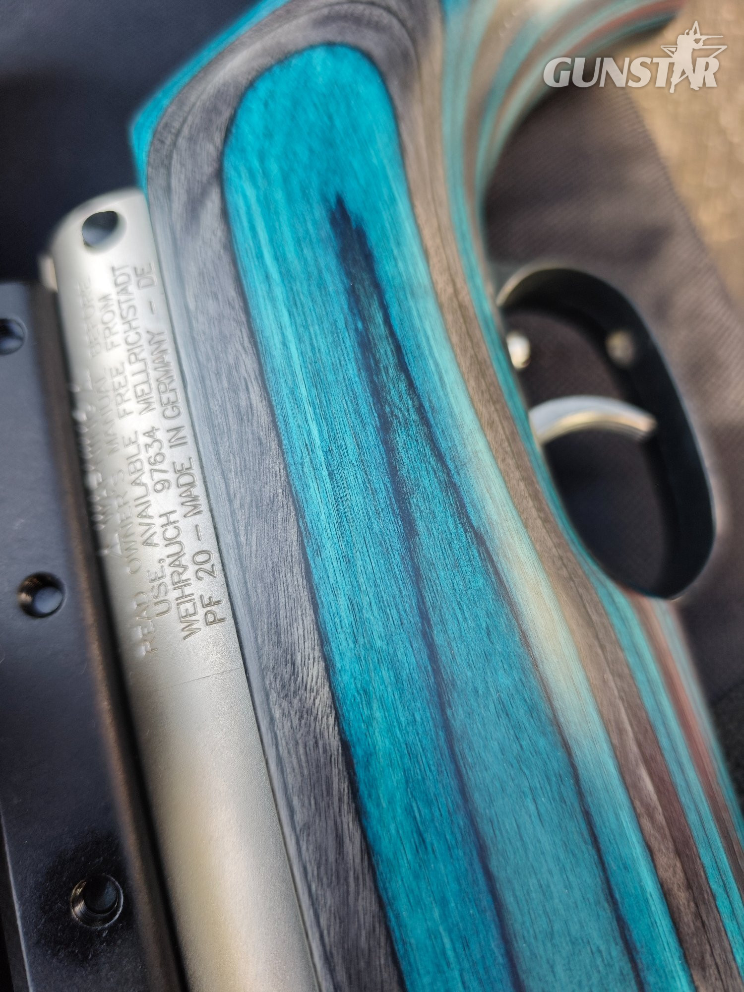 Weihrauch HW97K Blue Laminate with Stainless Steel Action .177 