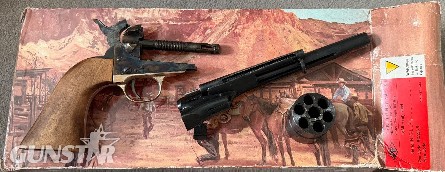 Pietta 1860 colt army conversion  - Blank Firing