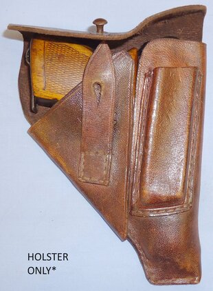 Original WWII German Leather Walther PPK Holster with D.R.G.M. Stamp. L 271  Other Accessory