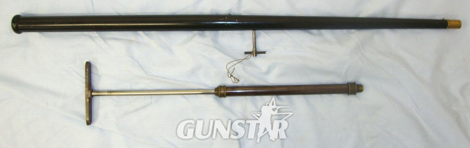 MINT RIFLED BORE**RARE**Victorian British Gentleman’s 5mm Calibre Air Cane, With Original Pump & Cocking / Firing Key. AI 881 None in 