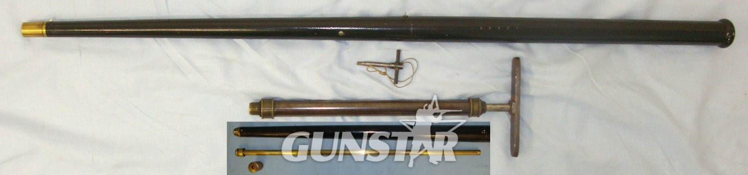  MINT RIFLED BORE**RARE**Victorian British Gentleman’s 5mm Calibre Air Cane, With Original Pump & Cocking / Firing Key. AI 881 None