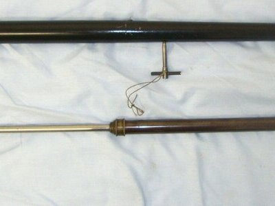 MINT RIFLED BORE**RARE**Victorian British Gentleman’s 5mm Calibre Air Cane, With Original Pump & Cocking / Firing Key. AI 881 None