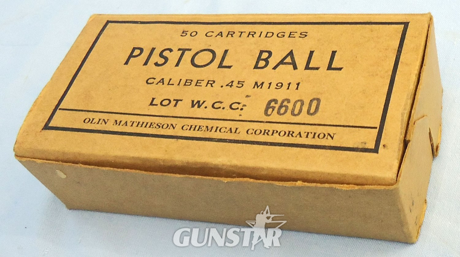 INERT DEACTIVATED. Original, MINT, Rare, Vietnam War Period (1962 Dated) American Service Pack of 50 .45 ACP Ball Rounds For Colt Automatic Pistols, Grease Gun and Thompson Sub-Machine Guns By WCC (Olin Mathieson Chemical Corporation). - O 2309 INERT DEACTIVATED. Original, MINT, Rare, Vietnam War Period (1962 Dated) American Service Pack of 50 .45 ACP Ball Rounds For Colt Automatic Pistols, Grease Gun and Thompson Sub-Machine Guns By WCC (Olin Mathieson Chemical Corporation). - O 2309 Various Other Ammunition - {CATEGORY} in 