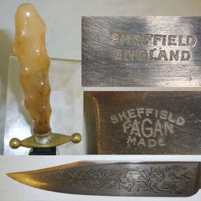  Fagan Sheffield Made (most likely W.H.Fagan and Son Sheffield) Knive