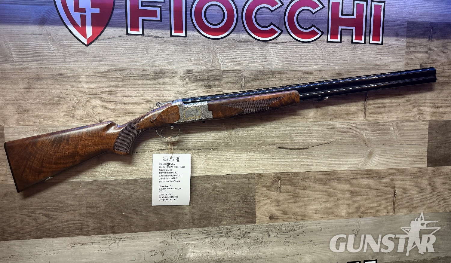 Miroku MK70 Grade 6 Field Over and Under 12 Bore/gauge in 