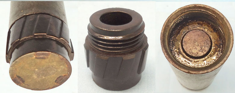  INERT DEACTIVATED. German WW2, 1944 Dated, 3cm, HE (High Explosive) Rifle Grenade. - O 1946 INERT DEACTIVATED. German WW2, 1944 Dated, 3cm, HE (High Explosive) Rifle Grenade. - O 1946  Other Ammunition