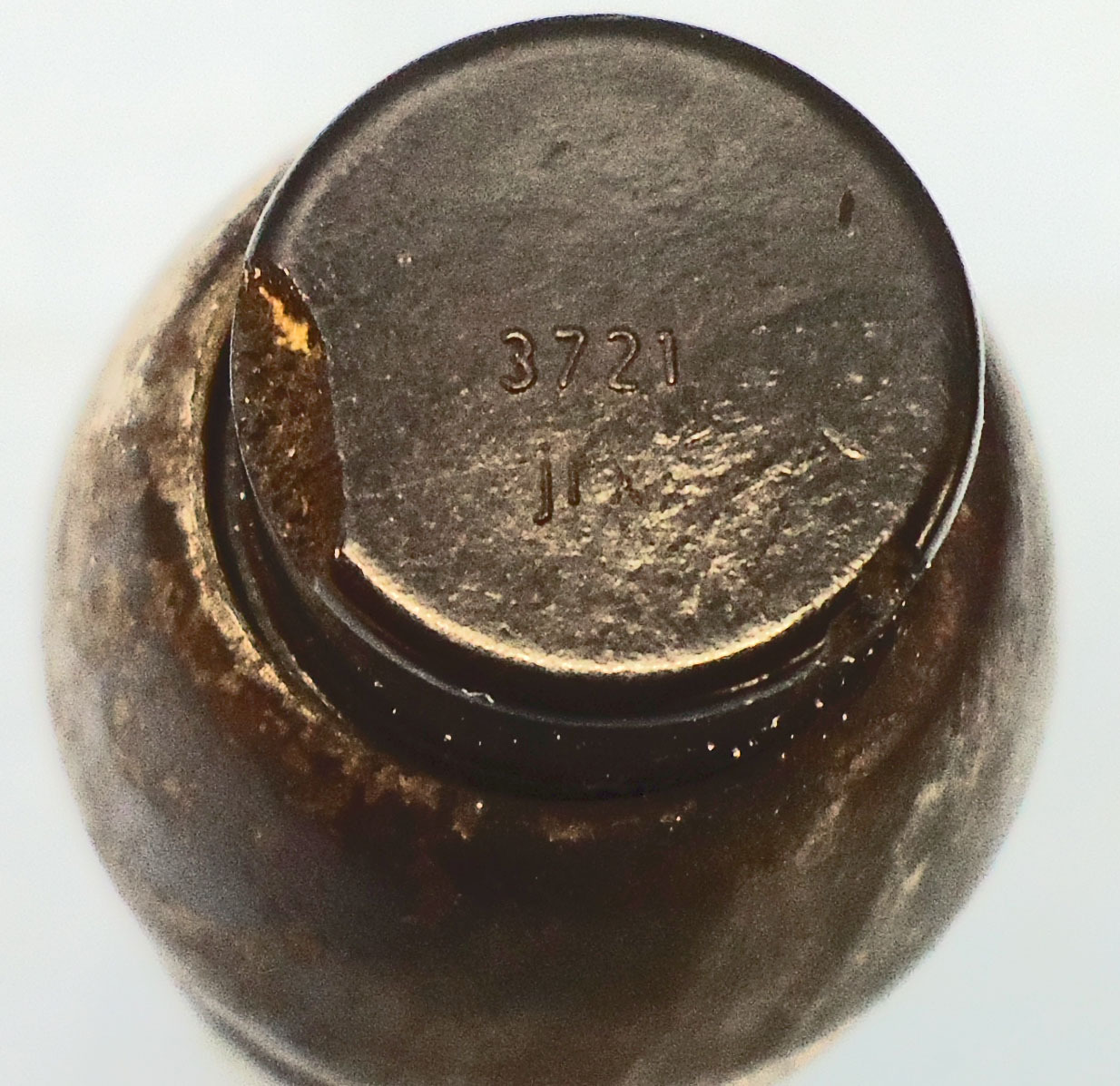 {CATEGORY} - INERT DEACTIVATED. German WW2, 1944 Dated, 3cm, HE (High Explosive) Rifle Grenade. - O 1946 INERT DEACTIVATED. German WW2, 1944 Dated, 3cm, HE (High Explosive) Rifle Grenade. - O 1946  Other Ammunition