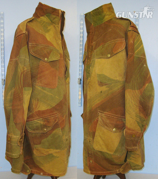  WW2 / Early Post War Era Large Size British WD Para Airborne Troops Camouflaged Denison Smock.  Clothing