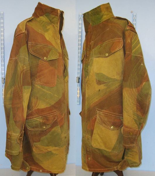  WW2 / Early Post War Era Large Size British WD Para Airborne Troops Camouflaged Denison Smock.  Clothing