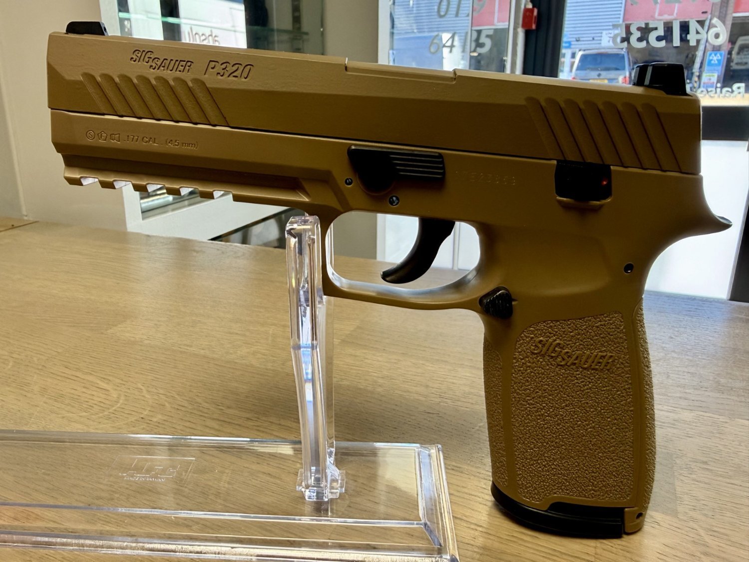 Sig Sauer P320 Tan .177 - {CATEGORY} in 