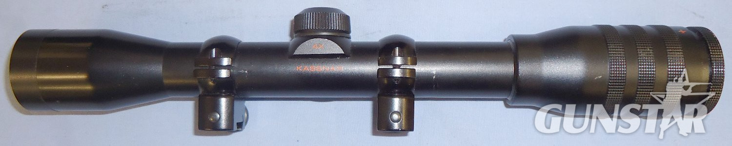 Vintage/Collectible* c1980 Japanese Kassnar 4X 28mm Rifle Scope. OPT 856. Vintage/Collectible* c1980 Japanese Kassnar 4X 28mm Rifle Scope. OPT 856.  Sight & Optic in 