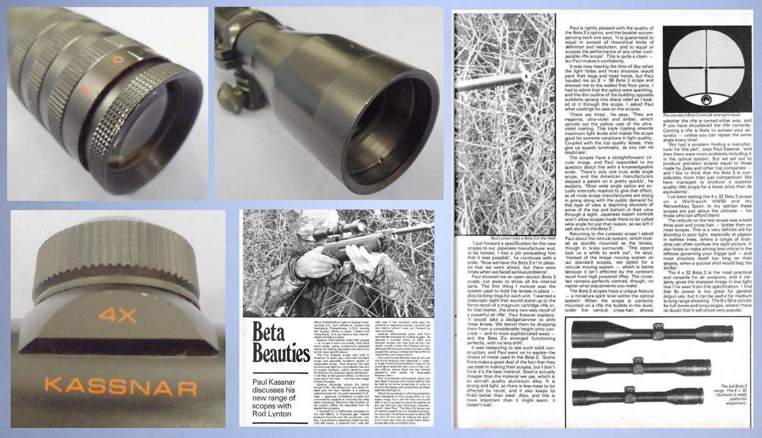  Vintage/Collectible* c1980 Japanese Kassnar 4X 28mm Rifle Scope. OPT 856. Vintage/Collectible* c1980 Japanese Kassnar 4X 28mm Rifle Scope. OPT 856.  Sight & Optic
