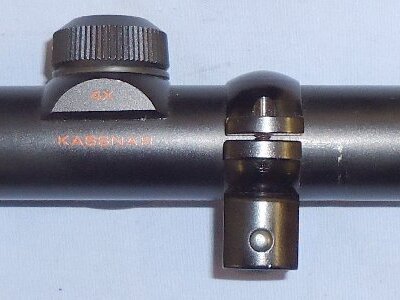 Vintage/Collectible* c1980 Japanese Kassnar 4X 28mm Rifle Scope. OPT 856. Vintage/Collectible* c1980 Japanese Kassnar 4X 28mm Rifle Scope. OPT 856.  Sight & Optic