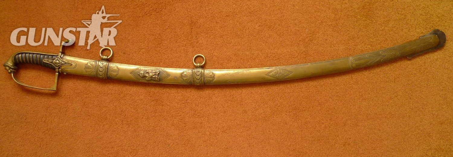 Replica Napoleonic officers sabre of the Chasseurs à Cheval of the Guard  Sword in 