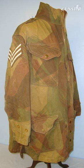 Late WW2 1945 British WD Airborne Paratrooper’s Camouflaged Denison Smock with Correct \'Half Zip\' Fastener by P. Frankenstein & Sons Ltd Manchester. Sn 17601. Late WW2 1945 British WD Airborne Paratrooper’s Camouflaged Denison Smock with Correct 'Half Zip' Fastener by P. Frankenstein & Sons Ltd Manchester. Sn 17601. Clothing in 