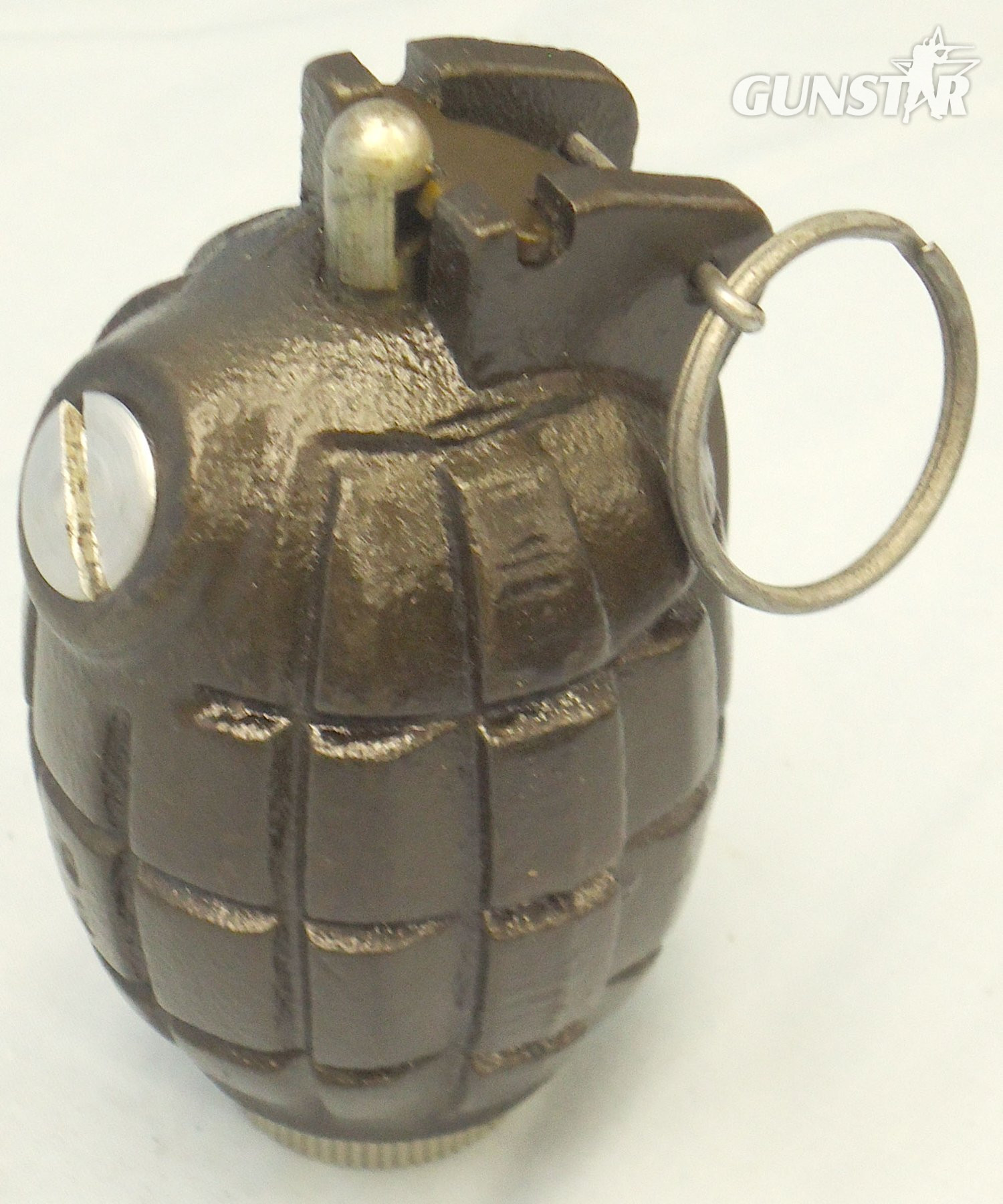 INERT DEACTIVATED. MINT. 1972 Dated Mills No 36M MK1, Foreign Contract Hand Grenade Made at ROF P (Royal Ordnance Factory) Patricroft. O 2413 INERT DEACTIVATED. MINT. 1972 Dated Mills No 36M MK1, Foreign Contract Hand Grenade Made at ROF P (Royal Ordnance Factory) Patricroft. O 2413 Various Other Ammunition - {CATEGORY}