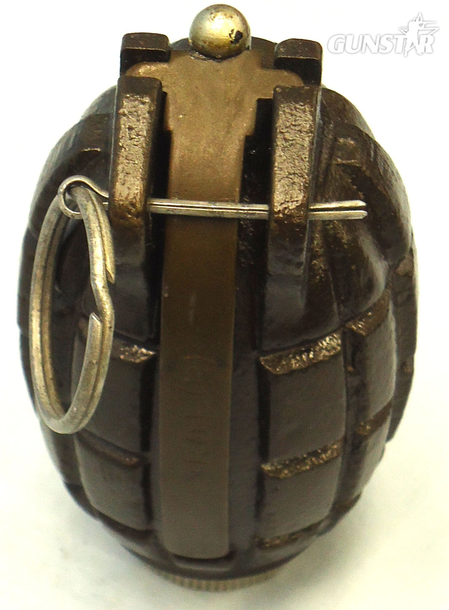{CATEGORY} - INERT DEACTIVATED. MINT. 1972 Dated Mills No 36M MK1, Foreign Contract Hand Grenade Made at ROF P (Royal Ordnance Factory) Patricroft. O 2413 INERT DEACTIVATED. MINT. 1972 Dated Mills No 36M MK1, Foreign Contract Hand Grenade Made at ROF P (Royal Ordnance Factory) Patricroft. O 2413 Various Other Ammunition in 