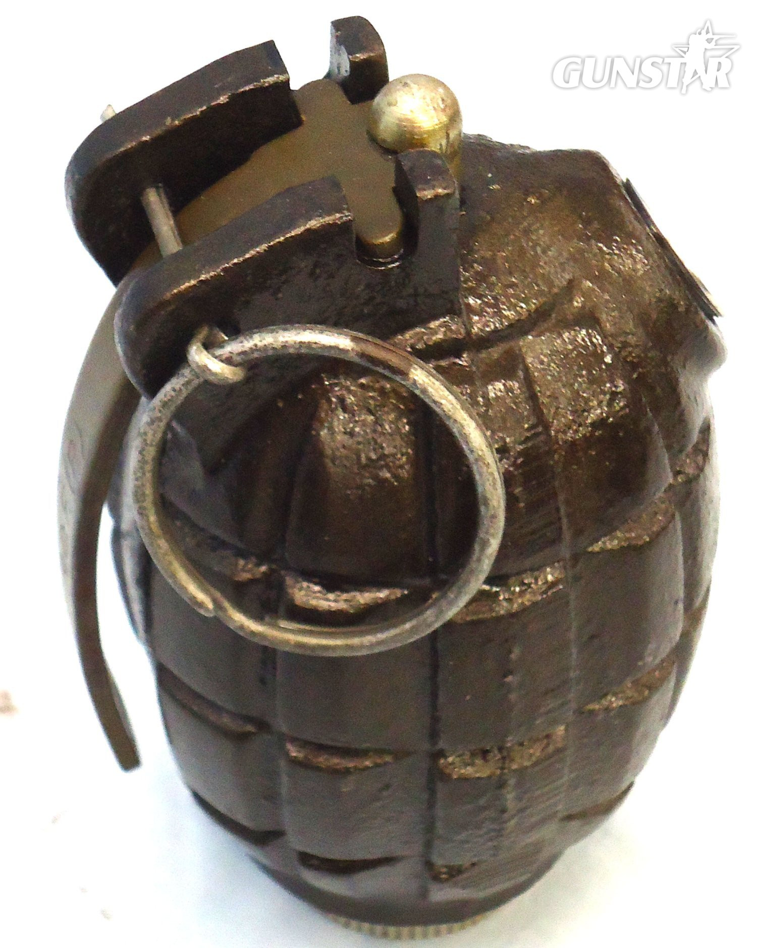 {CATEGORY} - INERT DEACTIVATED. MINT. 1972 Dated Mills No 36M MK1, Last Contract Production for Commonwealth Forces Hand Grenade Made at ROF P (Royal Ordnance Factory) Patricroft. O 2414 INERT DEACTIVATED. MINT. 1972 Dated Mills No 36M MK1, Last Contract Production for Commonwealth Forces Hand Grenade Made at ROF P (Royal Ordnance Factory) Patricroft. O 2414 Various Other Ammunition