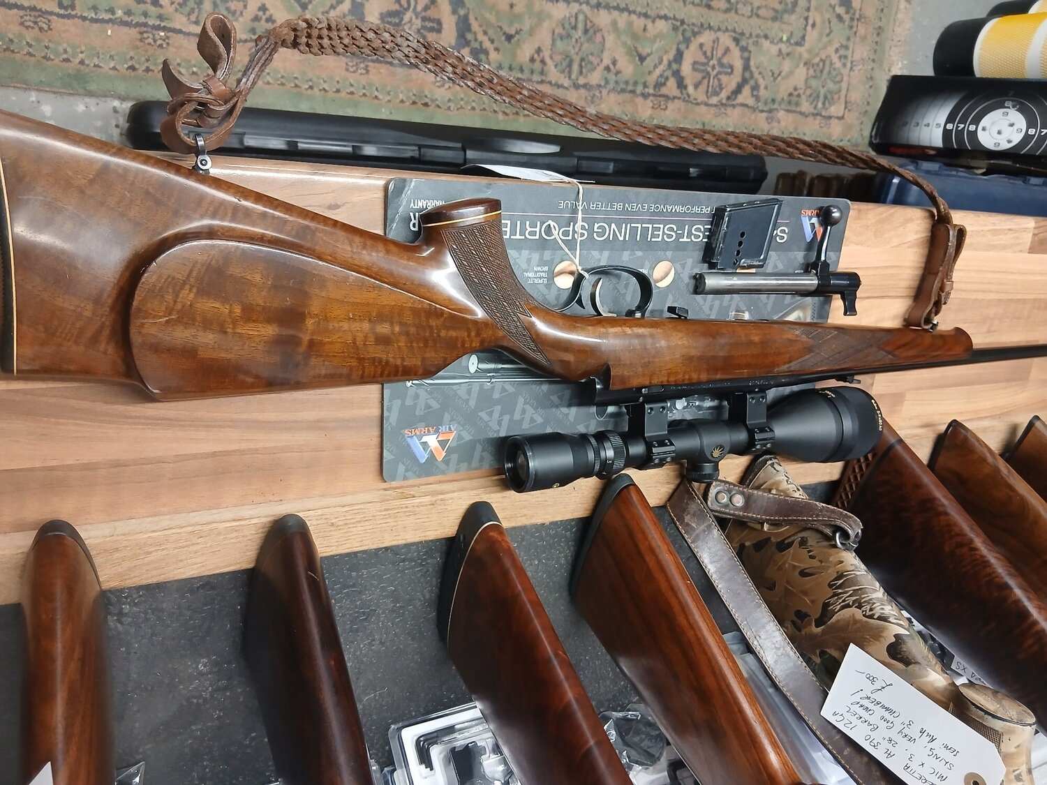  Anschütz, J.G. Sporter  1430- 1434 Bolt Action .22 Hornet Rifle