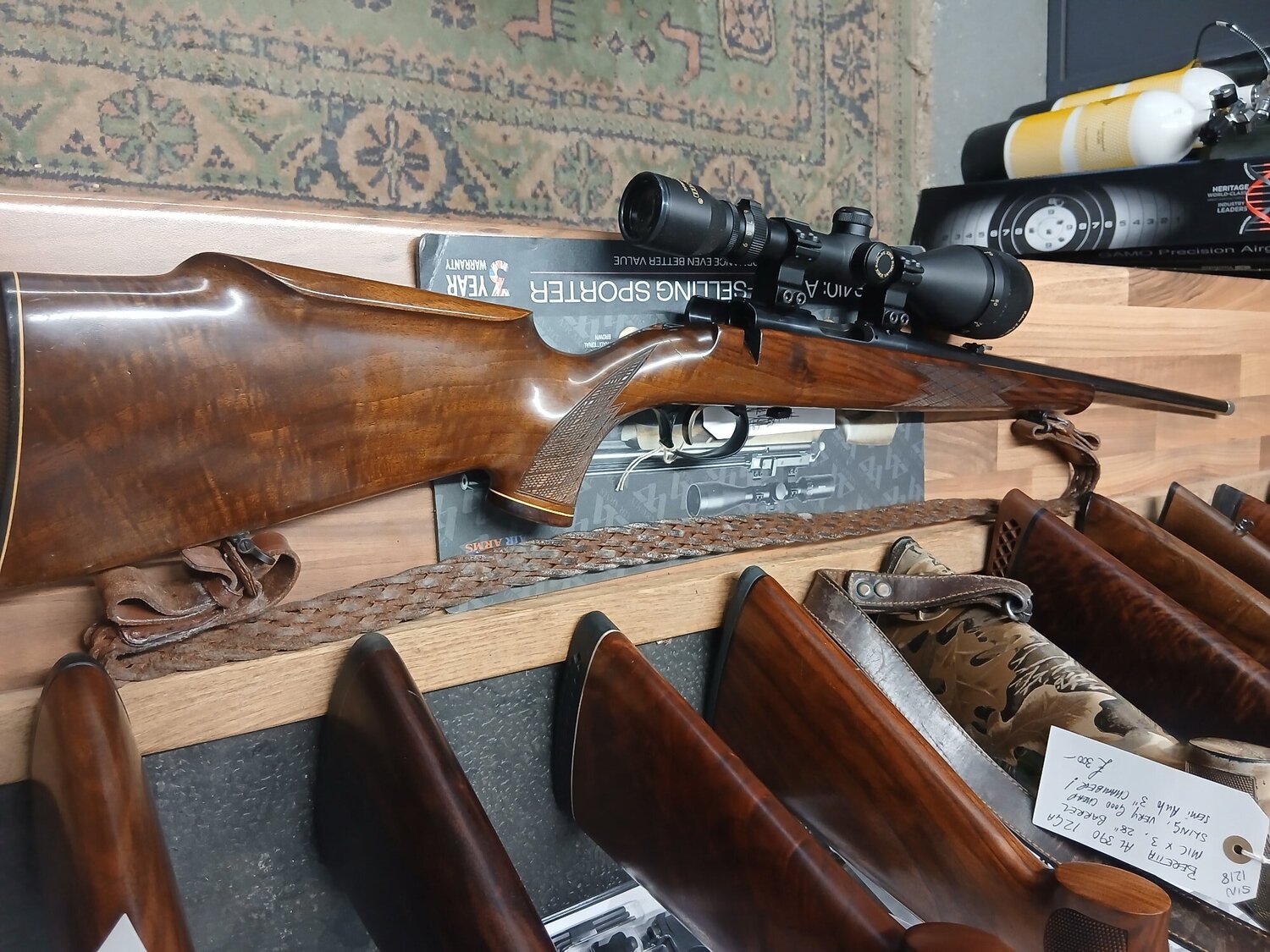 Anschütz, J.G. Sporter  1430- 1434 Bolt Action .22 Hornet Rifle - {CATEGORY}