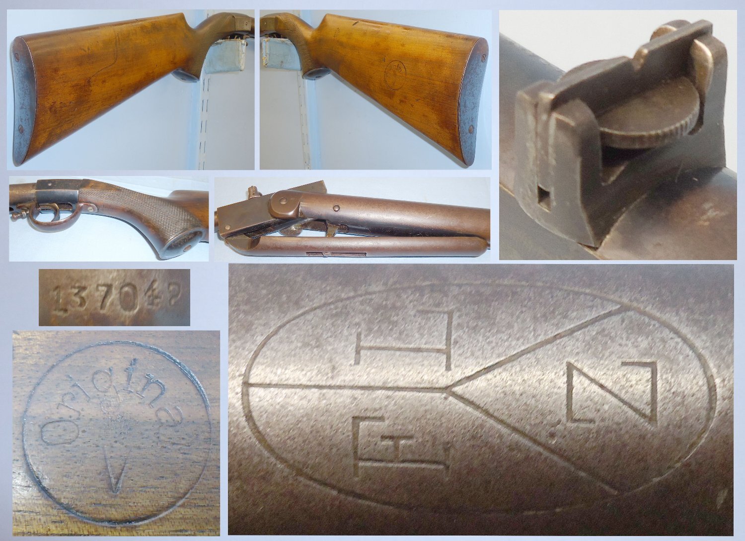 F. R. Langenham Scarce Pre-WWII* Early Model Millita Original ‘V’ Air Rifle by F. Langenham. 22253.  .177