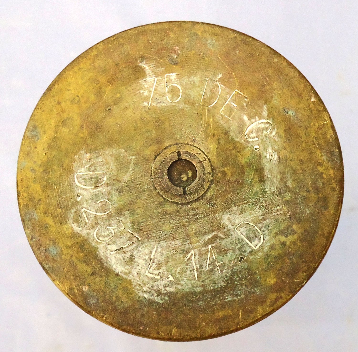 DEACTIVATED INERT. French, WW1, 1914 Dated, 75mm Mle 1897 Field Gun Shrapnel Round. - O 2265 DEACTIVATED INERT. French, WW1, 1914 Dated, 75mm Mle 1897 Field Gun Shrapnel Round. - O 2265  Other Ammunition - {CATEGORY}