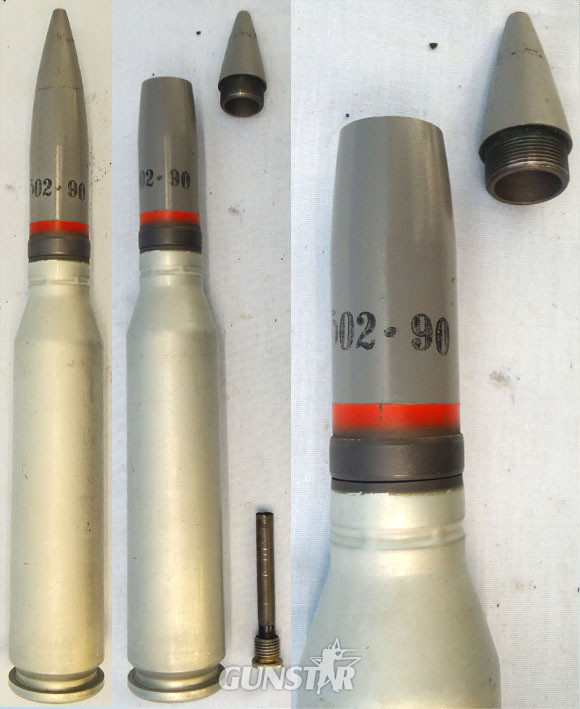  DEACTIVATED INERT. MINT, Czech, 30 x 210 Target Practice/Tracer (TP/T) Round For The M53/59 Praga Anti-Aircraft Gun. Sn - 20842 DEACTIVATED INERT. MINT, Czech, 30 x 210 Target Practice/Tracer (TP/T) Round For The M53/59 Praga Anti-Aircraft Gun. Sn - 20842  Other Ammunition