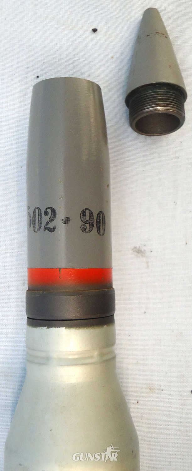 DEACTIVATED INERT. MINT, Czech, 30 x 210 Target Practice/Tracer (TP/T) Round For The M53/59 Praga Anti-Aircraft Gun. Sn - 20842 DEACTIVATED INERT. MINT, Czech, 30 x 210 Target Practice/Tracer (TP/T) Round For The M53/59 Praga Anti-Aircraft Gun. Sn - 20842  Other Ammunition 
