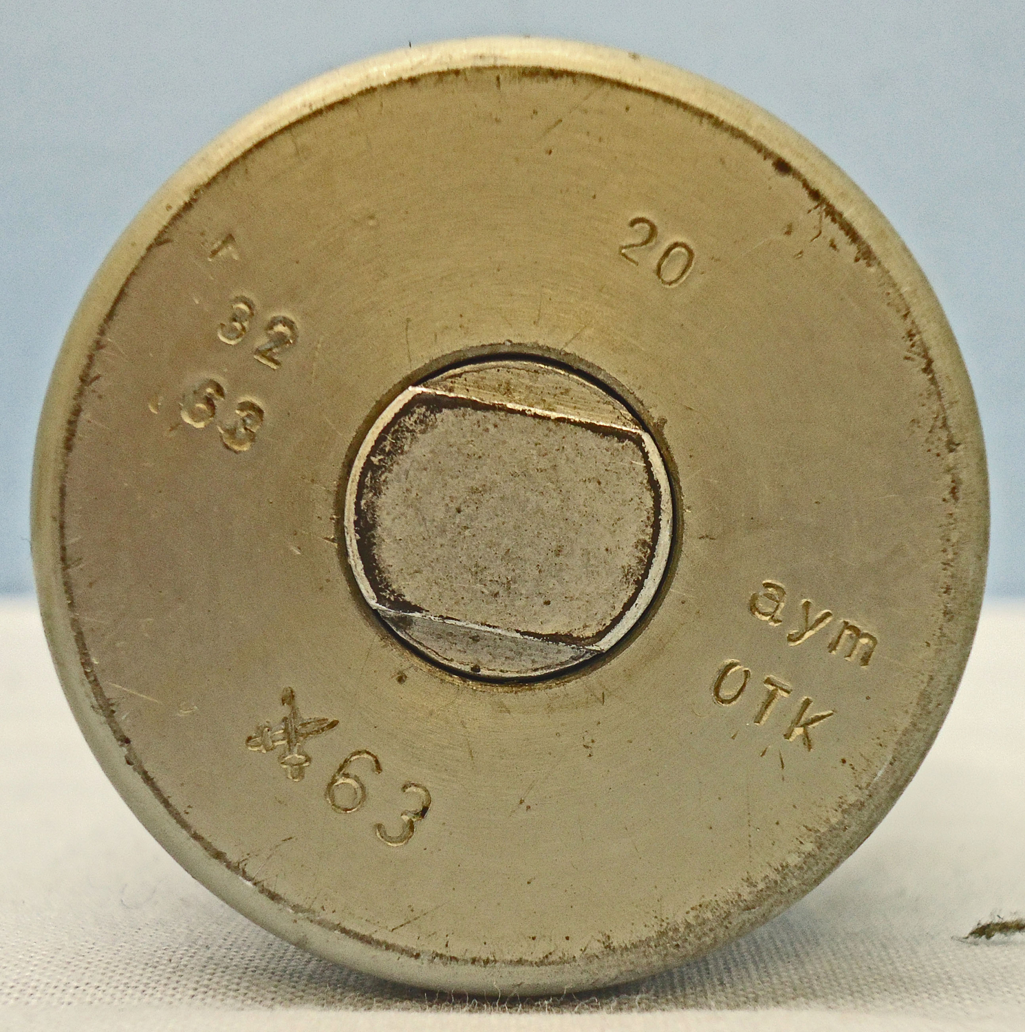 DEACTIVATED INERT. MINT, Czech, 30 x 210 Target Practice/Tracer (TP/T) Round For The M53/59 Praga Anti-Aircraft Gun. Sn - 20842 DEACTIVATED INERT. MINT, Czech, 30 x 210 Target Practice/Tracer (TP/T) Round For The M53/59 Praga Anti-Aircraft Gun. Sn - 20842  Other Ammunition