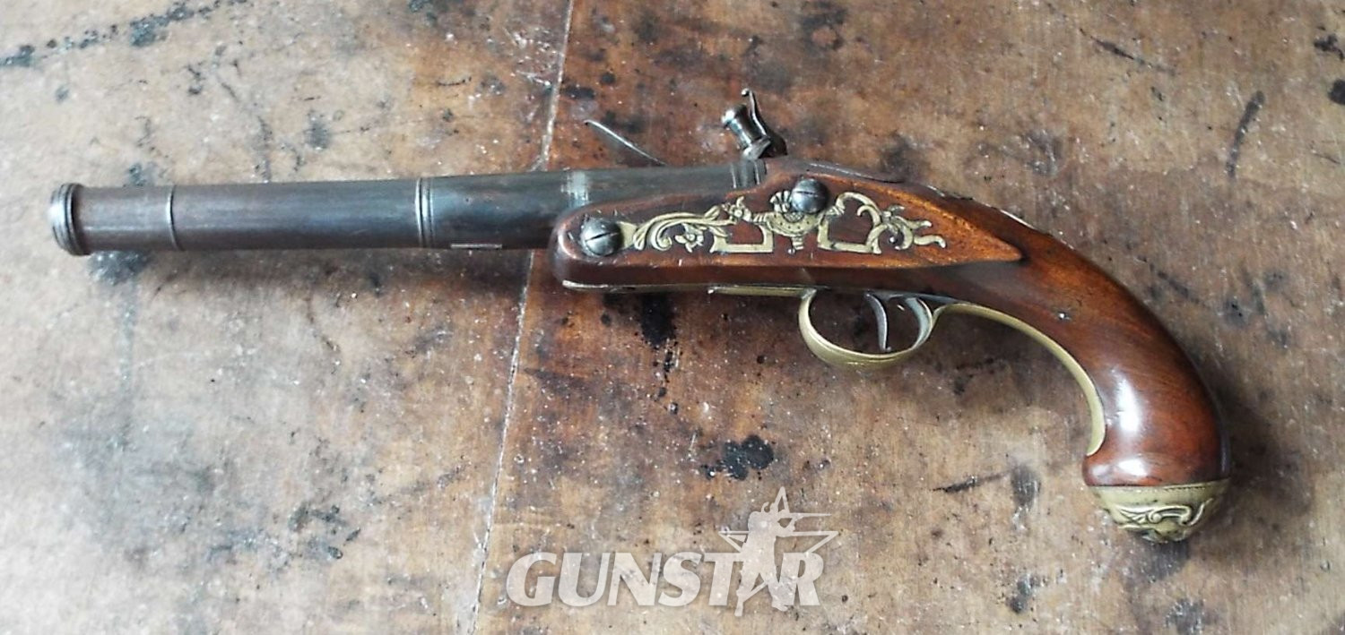 Hutchinson Queen Anne Pistol .60 Cal Muzzleloader Muzzleloader 
