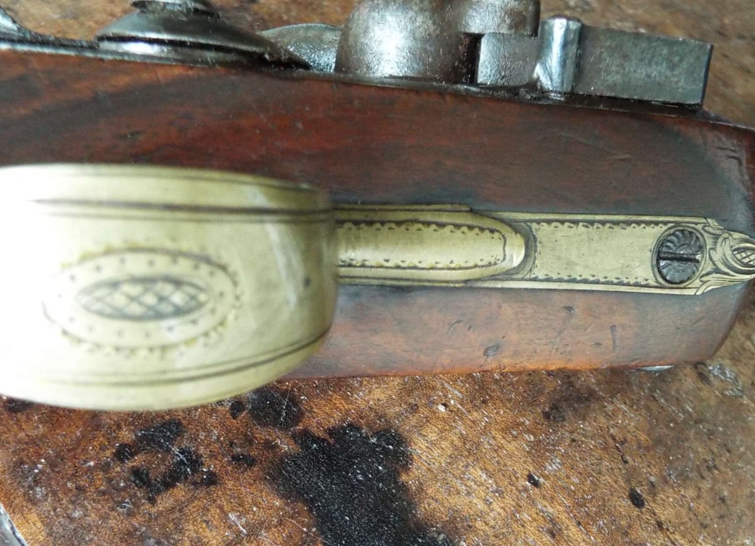 Hutchinson Queen Anne Pistol .60 Cal Muzzleloader Muzzleloader - {CATEGORY} in 
