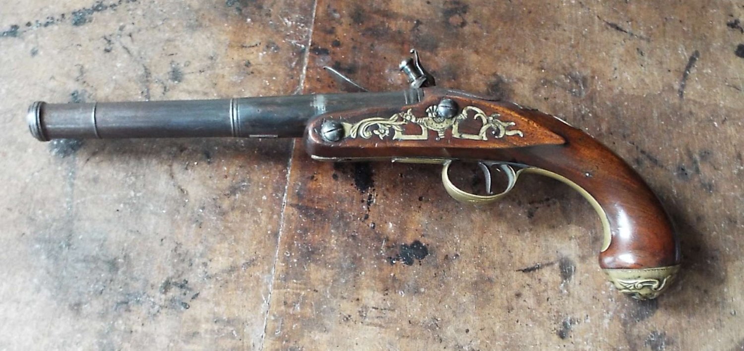 Hutchinson Queen Anne Pistol .60 Cal Muzzleloader Muzzleloader 