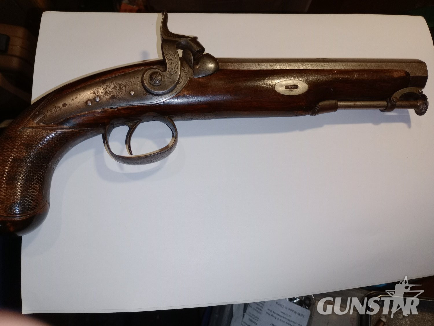 Unknown percussion pistol None Muzzleloader in 