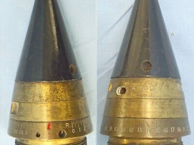 INERT DEACTIVATED. British, WW2, Strippable, No 199 Mk IV Time Fuze For The British 3.7 Inch Anti-aircraft Gun. - 22326:2 INERT DEACTIVATED. British, WW2, Strippable, No 199 Mk IV Time Fuze For The British 3.7 Inch Anti-aircraft Gun. - 22326:2  Other Ammunition