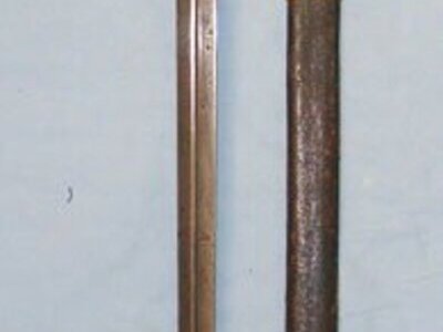 RARE**NAPOLEONIC PENINSULAR WARS ERA, C1800 British Senior Infantry Officer’s Sword With German J. J. Runkel Solingen Blade & Rare To Find Scabbard. Sn 10851:8. Sword