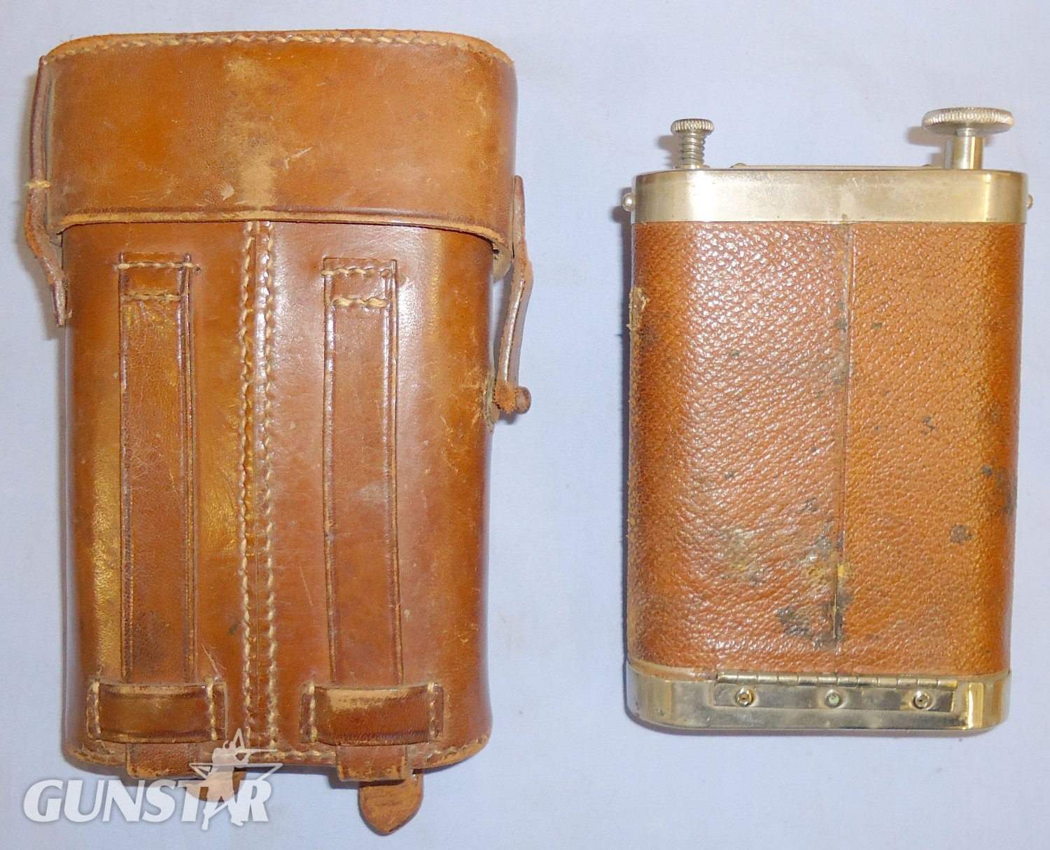  WWI Pattern British Officers ‘The Orilux’ Trench Lamp and Leather Case with Straps to Fit Sam Browne Equipment Belt. 22553:10. WWI Pattern British Officers ‘The Orilux’ Trench Lamp and Leather Case with Straps to Fit Sam Browne Equipment Belt. 22553:10.  Antique & Militaria