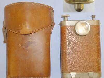 WWI Pattern British Officers ‘The Orilux’ Trench Lamp and Leather Case with Straps to Fit Sam Browne Equipment Belt. 22553:10. WWI Pattern British Officers ‘The Orilux’ Trench Lamp and Leather Case with Straps to Fit Sam Browne Equipment Belt. 22553:10.  Antique & Militaria