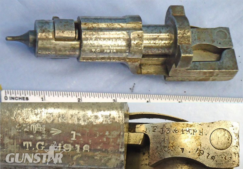 British, WW1, 1918 Dated Firing Pin Assembly for a 13 & 18 Pounder Quick Firing Field Guns. Sn 23468 British, WW1, 1918 Dated Firing Pin Assembly for a 13 & 18 Pounder Quick Firing Field Guns. Sn 23468 Various Other Ammunition in 