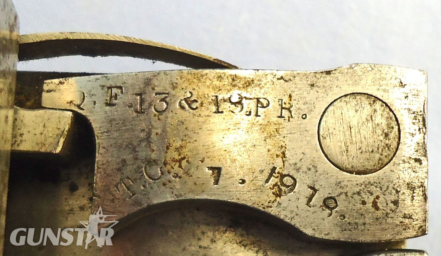 British, WW1, 1918 Dated Firing Pin Assembly for a 13 & 18 Pounder Quick Firing Field Guns. Sn 23468 British, WW1, 1918 Dated Firing Pin Assembly for a 13 & 18 Pounder Quick Firing Field Guns. Sn 23468 Various Other Ammunition 