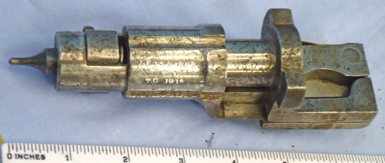 British, WW1, 1918 Dated Firing Pin Assembly for a 13 & 18 Pounder Quick Firing Field Guns. Sn 23468 British, WW1, 1918 Dated Firing Pin Assembly for a 13 & 18 Pounder Quick Firing Field Guns. Sn 23468 Various Other Ammunition - {CATEGORY} in 