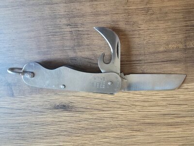 Vintage 1954 British Army Pocket Knife Warriss Sheffield CC1286 Jack Knife Knive