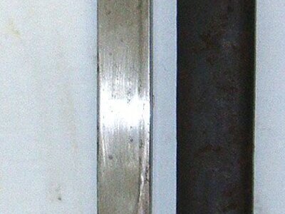 1889 British WD Wilkinson Sword London Pattern 1887 MK III Martini Henry Sword Bayonet & Scabbard. Sn 23687:7 Bayonet