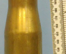 INERT DEACTIVATED. WW2 1943 Dated, Unfired American 37mm M16 (37 x 222R), AP/T ( INERT DEACTIVATED. WW2 1943 Dated, Unfired American 37mm M16 (37 x 222R), AP/T ( Antique & Militaria