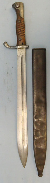 Old Pattern Model 1898/05aA Without Flashguard Butcher Bayonet Complete With Ste Bayonet