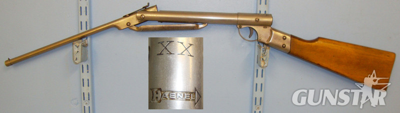 1934 HAENEL, Model \'XX\' .177 Tinplate Break-Barrel Spring-Piston Air-Rifle. AI 628. 1934 HAENEL, Model \'XX\' .177 Tinplate Break-Barrel Spring-Piston Air-Rifle. AI 628. .177 in 
