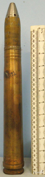 INERT DEACTIVATED. Unfired German WW2 3.7cm Flak 18 (37x286B) HE (High Explosive INERT DEACTIVATED. Unfired German WW2 3.7cm Flak 18 (37x286B) HE (High Explosive Antique & Militaria in 